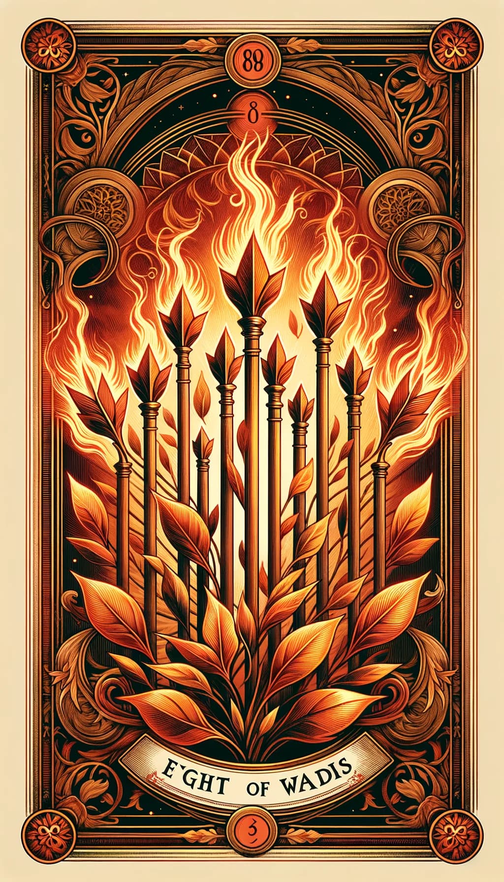Eight of Wands