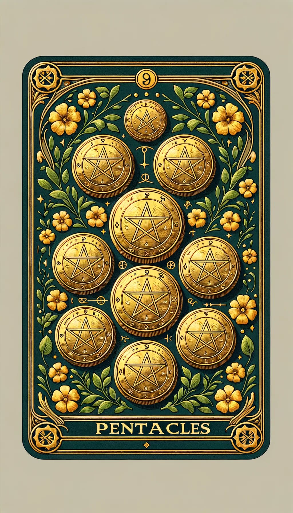 Nine of Pentacles